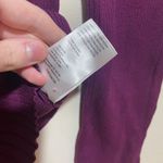 Anthropologie  Maeve Size XL Zip Zipper Front Cardigan Sweater Ribbed Purple Photo 7