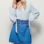 Free People  Braided Baby Mini Skirt Photo 0