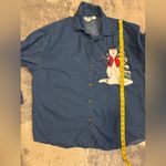 Source Unknown Women’s Denim Christmas Natural Impressions Top Photo 4