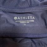 Athleta  Navy Blue Sports Bra Bikini Adjustable Strap Tshirt Bra Medium Photo 3