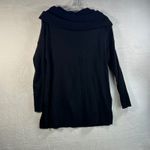 Caslon  Black Cowl Neck Long Sleeve Sweater Tunic Size S Photo 4