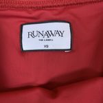 Runaway The Label Strapless Red Ruched Maxi Dress XS Sleek Formal Evening Look Photo 4