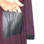 W118 By Walter Baker Walter Baker dress knit faux leather patches‎ sweater medium long sleeve NWT Photo 2