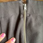 J.Crew GiGi Pants Black Skinny Black Velvet Stripe On Side Zip In Back Sz 00 Photo 4