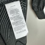 Madewell  Tie Waist Midi Dress Dot Black Long Sleeve A Line Godet Small NWT Photo 11