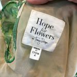 Tracy Reese Anthropologie Hope For Flowers  Green Floral Ruffle Sheer Angelina 4 Photo 8
