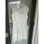 NWT Dolce Vita Kloey Silk Embroidery Dress Ivory Sz S. Formal Bridal cocktail Photo 5