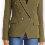 L'Agence  Kenzie Double Breasted Bouclé Tweed Blazer Ivy Green Size 14 NWT‎ Photo 0