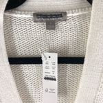 J.Crew  Womens Heritage Cotton Relaxed Cardigan Sweater Chunky Knit Ivory M Photo 6