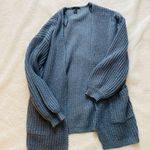 Forever 21 Blue Oversized Cardigan Photo 0