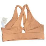 Fabletics NWT Oasis Twist Rib Sports Bra Tan Size XL Photo 1