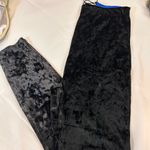 YITTY Plusshy Shaping High Waist Leggings Crushed Velvet Black Women's XL Photo 6