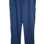Denim & Co . Active Duo Stretch Full-Length Drawcord Pant Navy Large Photo 0