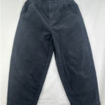 American Eagle  Barrel Corduroy Pants Women's 12 Short Gray Super High Rise New Photo 0