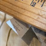 J.Crew  Linen Leopard Print Cafe Capri Pants w Pockets Cuffed Hem Brown Tan 10 Photo 10