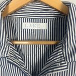 Lake two piece Poplin Piped Pants Set striped blue white size large Photo 3