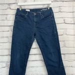 Gap 1969 Real Straight Leg Dark Wash Jeans Women’s 27 Mid Rise Classic Denim Y2K Blue Photo 5