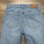 Madewell  The Slim Boy Jean Mid Rise Distressed Stretch Blue Jeans Size 26 Photo 4