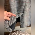 Classic Vintage Black Gray Plaid Pencil Skirt classic lined normcore preppy 12 Photo 7