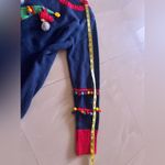 Holiday Time Pullover Christmas Sweatshirt Women's Navy Crew Neck Long Sleeves Embroidered Photo 7