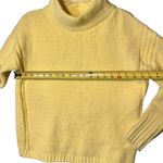 Philosophy Republic Clothing Sweater Womens Small Yellow Turtleneck Ribbed Knit Photo 5