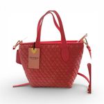 Juicy Couture Pink Bow Quilted Tote Satchel + Matching Pouch Photo 3