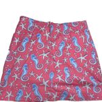 Vineyard Vines  Cotton Blend Pink Blue White Seahorse Starfish Skirt Size 6 Photo 1