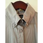 Silvian Heach Long Sleeve Button Up Bodysuit Shirt Beige Women's Size Medium Tan Photo 4