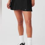Alo Yoga Aces Tennis Pleated Skirt with inner Short in Black, Size XS, NWT Photo 3