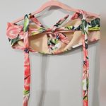 Kona Sol  Women's  Floral Print Keyhole Bandeau Bikini Top Photo 6