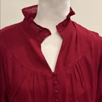 NWT Avara &Merci Burgundy Top Sz M Photo 1