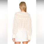 Free People NWT  Womens Hailey Ruffled Button Down Blouse Size M Photo 1