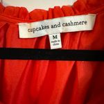 Cupcakes and Cashmere Coral Ruffle Detail Drop Waist Dress Size M Photo 8