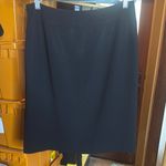 Ann Taylor Classic Black Women's Pleated Skirt Size 8 Photo 5