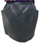 ZARA  Faux Leather Mini Skirt‎ With Side Pockets Size M Photo 8