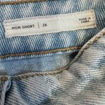 PacSun  WOMENS  Blue Jean MOM Shorts High-Waisted 26 Photo 5