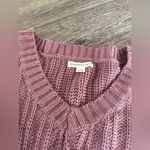 Aeropostale V-Neck Cropped Sweater, large, Mauve purple pink Photo 1