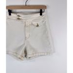 Free People We The  Womens Shorts White Sammi Retro Denim Casual Jean Size 28 Photo 5