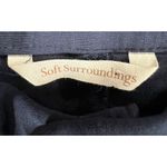 Soft Surroundings  Pants Medium Petite Flocked Baroque Velvet Burnout Stretch Photo 10