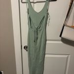 ZARA Green Maxi Dress Photo 1