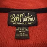 Bob Mackie Vintage  M Wearable Art Chinese Dragon Cardigan Asian Jacket Sweater Photo 6