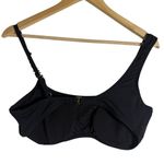 Michael Kors MICHAEL  Logo Chain Black Bikini Swimsuit Top Size Large Photo 5