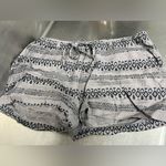 Caslon  Gray and Black Boho Linen Shorts - Size XL - EUC Photo 2