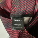 Terez Red Camo Stripe High Rise Leggings Photo 3