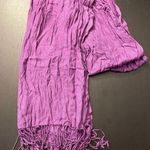 Orchid Fuchsia Fringe Scarf Pashmina Purple Photo 0