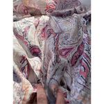 Chico's B7  Watercolor Paisley Print Jacket Full‎ Zip Lightweight Photo 7