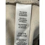 Chico's Women's Animal Print Leopard Ankle Pants Pull Knit Plus Size 0 (14/16) Photo 3