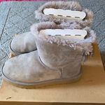 UGG  Mini Bailey Bow Swirl Grey Boots Photo 7
