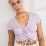 PaperMoon EVELYN FRONT STRING CROP TOP Photo 4
