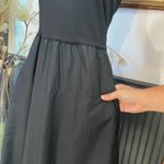 Everlane  The Form Riviera Black Fit & Flare Dress w Pockets - Sz L 🧡🎀 Photo 5